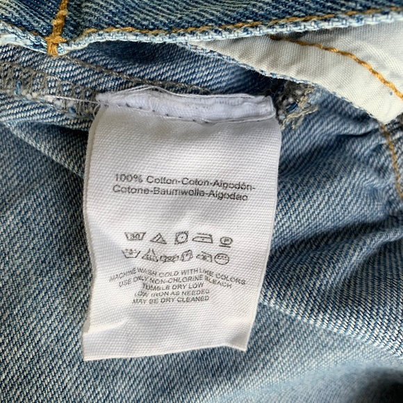 Free People Nicole denim tiered baby doll style dress - Picture 7 of 8